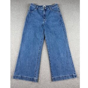 Rolla's Baggy Jeans Women's Size 32 Blue Medium Wash High Rise Wide Leg Y2K